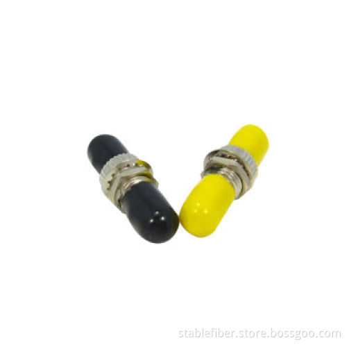Fiber-optic Adapter, Used in Telecommunications, LAN and WAN, Body Made of Metal or Plastic